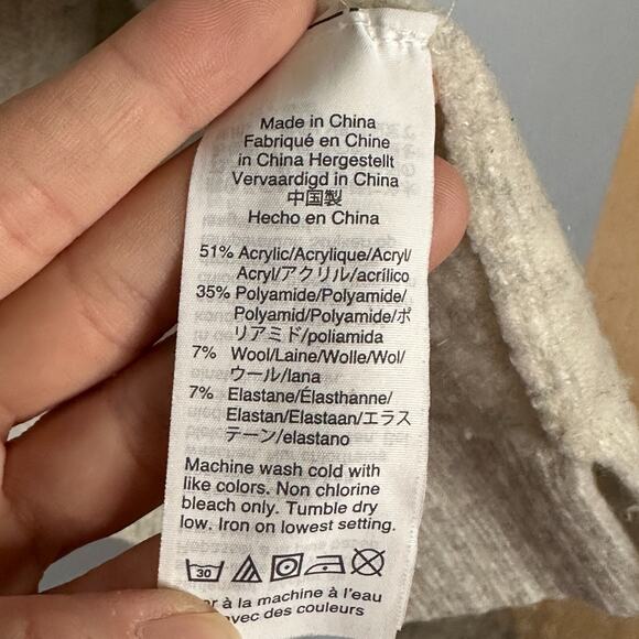 J. Crew Crew Neck Sweater Womens Size Large Gray Knit Pullover Soft Casual Cozy - Picture 6 of 8